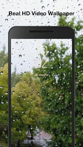 3d Raindrops Live Wallpaper screenshot 3