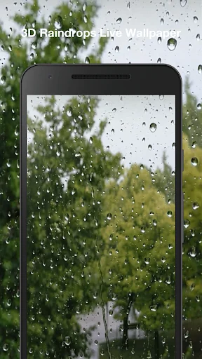 3d Raindrops Live Wallpaper screenshot 4