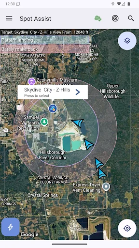 Spot Assist Skydiving Tool screenshot 1