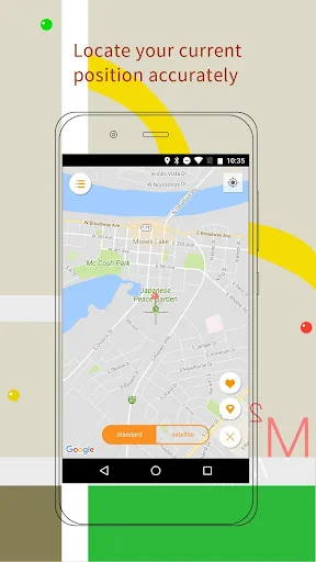 GPS Maps Ruler-Area Measure screenshot 1
