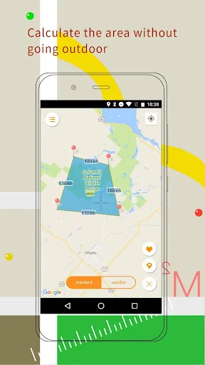 GPS Maps Ruler-Area Measure screenshot 4