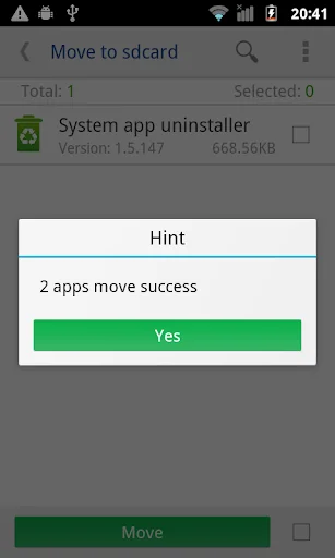Move app to SD card screenshot 3