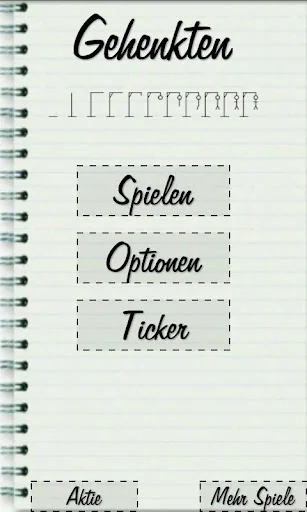 Hangman - Deutsch-Spiel screenshot 1
