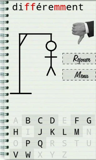 Pendu, Jeu français de lettres screenshot 3