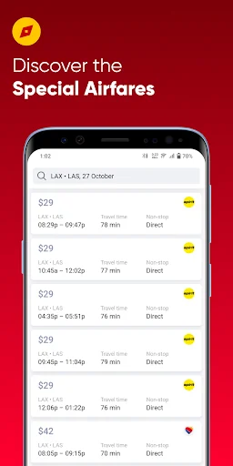 Last Minute Flight Booking App screenshot 2