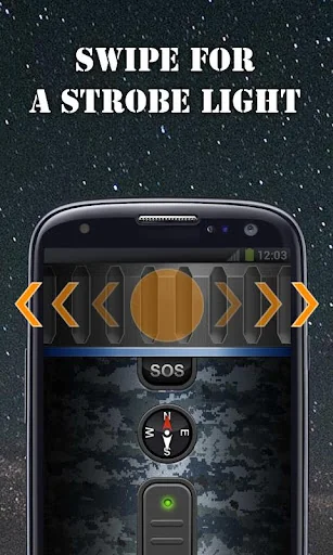 Military Flashlight screenshot 2