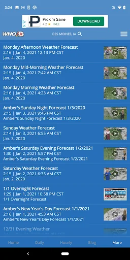 13 Warn Me - Central IA Weathe screenshot 3