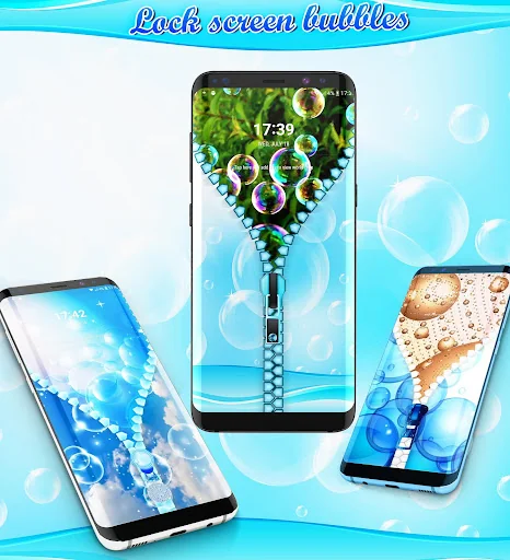 Lock screen bubbles