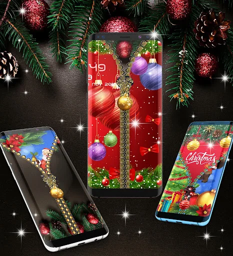 Christmas lock screen screenshot 4