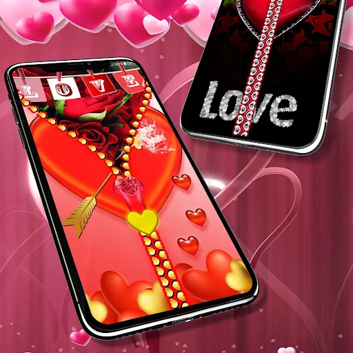 Valentines day zipper locker screenshot 3