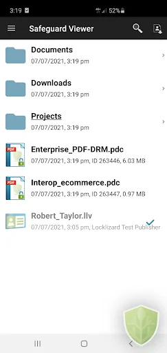 Locklizard Safeguard Viewer screenshot 1