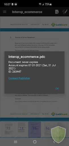 Locklizard Safeguard Viewer screenshot 2