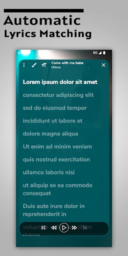 Lock Screen Music Player screenshot 2