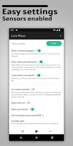 Lock Screen Music Player screenshot 3