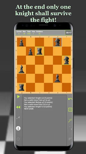 Knights fight - chess puzzles screenshot 2