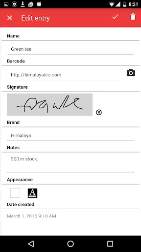 Logmedo Database and Form screenshot 3