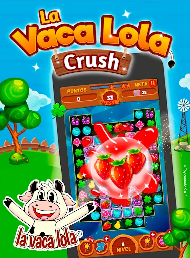 Lola Crush: Farm Puzzle screenshot 1