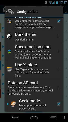 ProfiMail Go - email client screenshot 3