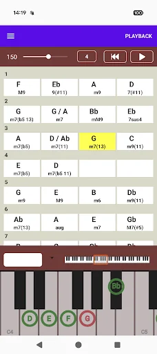 Piano Chords Master screenshot 2