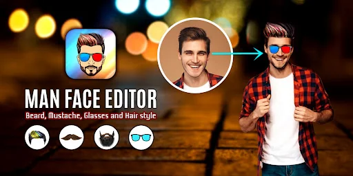 Man Face Editor & Hair Changer
