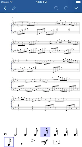 Notation Pad - Sheet Music Sco screenshot 2
