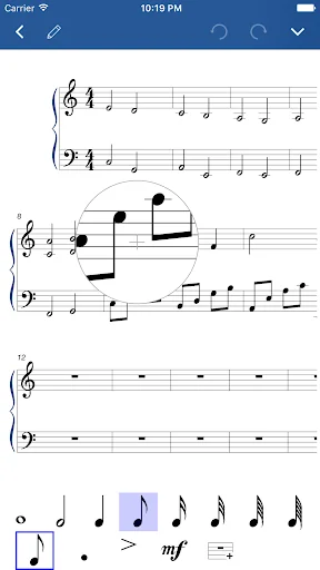 Notation Pad - Sheet Music Sco screenshot 3