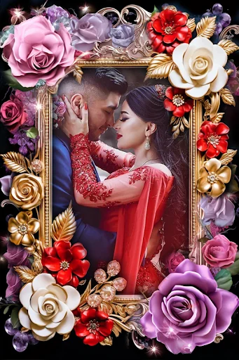 Lovely flower photo frame screenshot 1