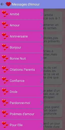 Messages d'Amour