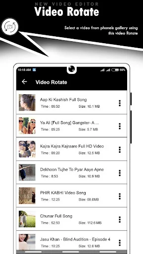Rotate Video - Mirror Video Ed screenshot 1