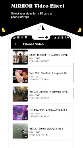 Video Mirror Effect Editor