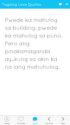 Tagalog Love Quotes screenshot 2