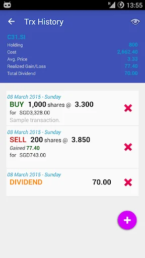 My SGX (Singapore Exchange) screenshot 4