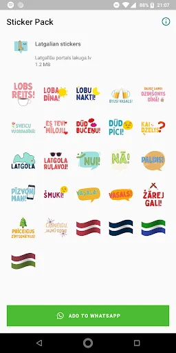 Latgalian Stickers
