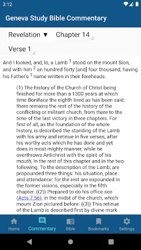 Geneva Study Bible Commentary