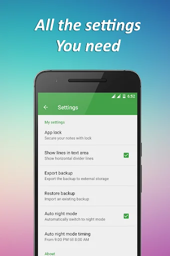 Notepad - With Lock, Backup screenshot 3