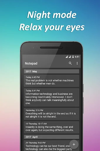 Notepad - With Lock, Backup screenshot 4