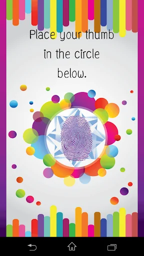 Lucky Color Fingerprint Scan screenshot 1