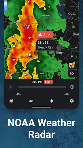 Rain Viewer: Weather Radar Map screenshot 1
