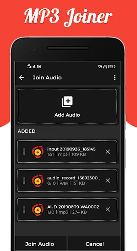 MP3 Merger : Audio Joiner screenshot 2