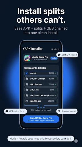 Apk Share: WiFi & Bluetooth screenshot 2