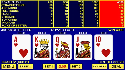 Video Poker Casino Vegas Games