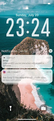 Lock Screen iOS 26 screenshot 1
