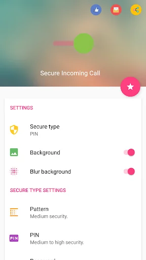 Secure Incoming Call screenshot 1
