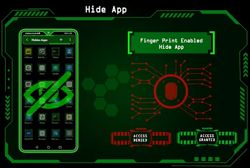 Futuristic Launcher - Lock App screenshot 4