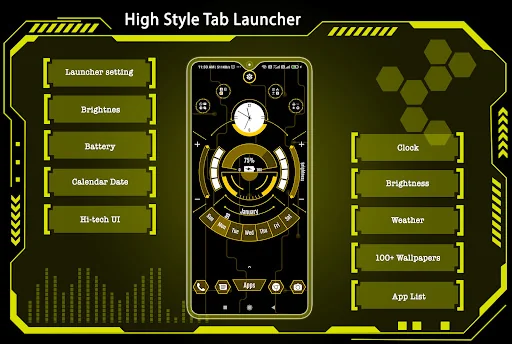 Highstyle tab Launcher screenshot 1