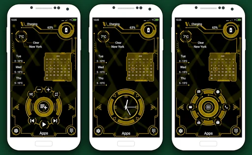 Hitech launcher 2 - AppLock screenshot 2