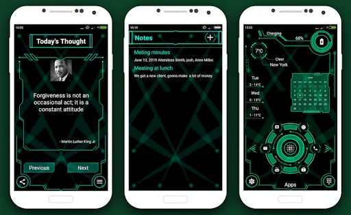 Hitech launcher 2 - AppLock screenshot 3