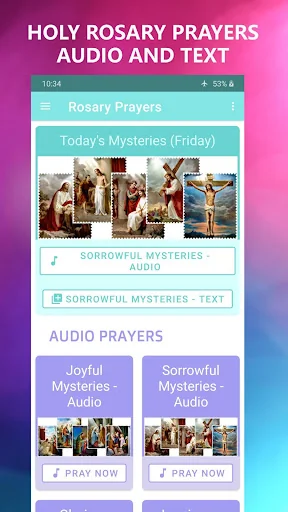 Holy Rosary With Audio screenshot 1