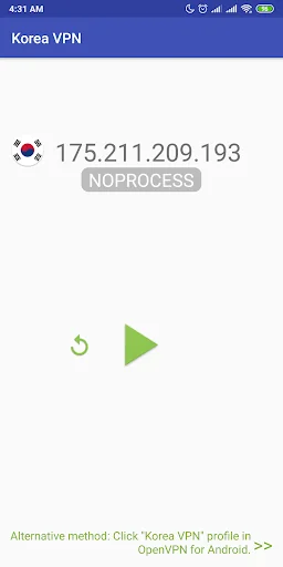 Korea VPN - Plugin for OpenVPN screenshot 3