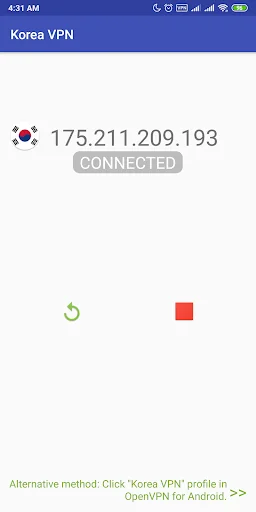 Korea VPN - Plugin for OpenVPN screenshot 4